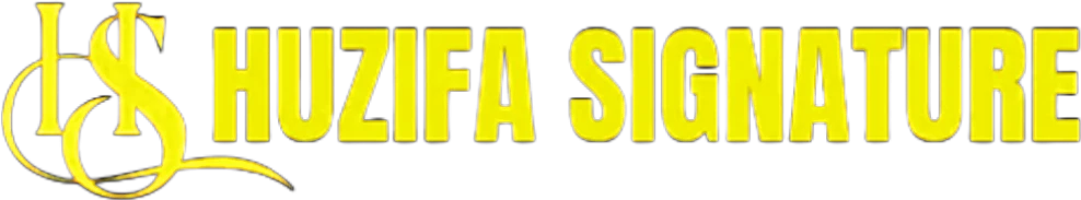 HUZIFA'S SIGNATURE logo